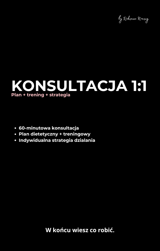 Indywidualna konsultacja +  plan transformacji (bez diet i liczenia kalorii)
