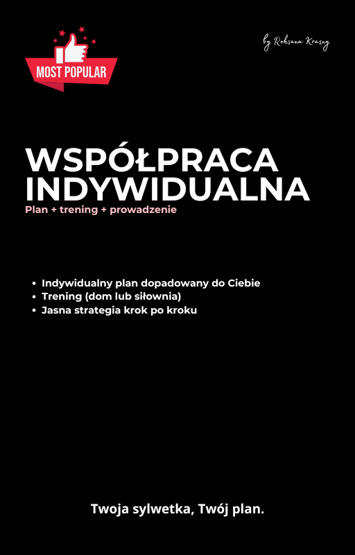 WSPÓŁPRACA INDYWIDUALNA  - NAJCZĘŚCIEJ WYBIERANA